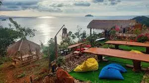 sinara garden sunset view